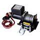 2000lbs Electric Recovery Winch Automatic 12v 0.9hp Atv Truck Car Remote Switch