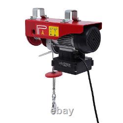 2200LBS Electric Hoist Winch Engine Crane with Wireless 110V