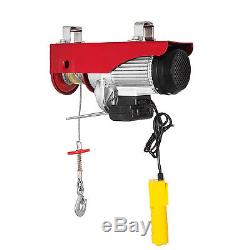 2200Lbs Electric Hoist Winch Lifting High Carbon Cable Heavy Duty HM