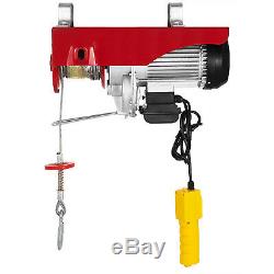 2200 LB Electric Wire Hoist Winch Hoist Crane Lift Transmission PA1000 110V