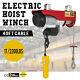 2200lb Mini Electric Wire Cable Hoist Winch Crane Lift Overhead + Remote Control