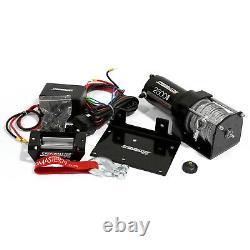 2500lbs / 1130kgs 12V Electric ATV Winch Kit with Remote Switch