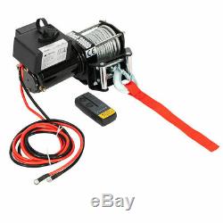 3000LBS 12V Electric Winch Kit ATV Steel Cable 1 PCS Wireless Remote Control New