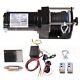 3000lb Electric Winch Towing Synthetic Rope Off Road 12v For Mitsubishi