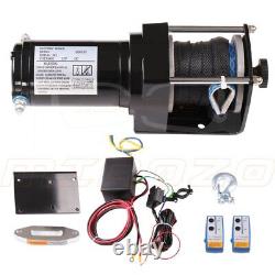 3000LB Electric Winch Towing Synthetic Rope Off Road 12V for Mitsubishi