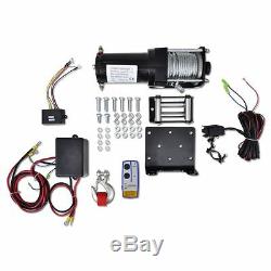 3000lb 12V Electric Cable Winch Recovery Truck SUV ATV Tow Boat Trailer withRemote