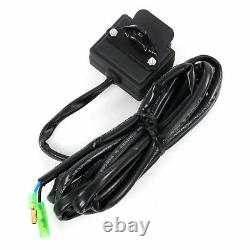 3500LBS 12V Electric Winch Kit ATV Steel Cable 1 PCS Wireless Remote Control 4WD