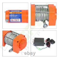 3500LBS Electric Winch 12V Steel Cable Truck Trailer Towing Off Road 4WD New