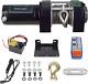 3500 Lbs Nylon Rope Electric Winch Kit With Wireless Remote And Corded Control F