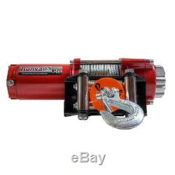 3,500 Lbs. Capacity 12-Volt Electric Winch With 42 Ft. Steel Cable Super Deluxe