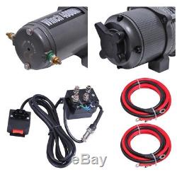 4000lb Electric Recovery Winch ATV Trailer Truck Towing 12V with Line Stopper