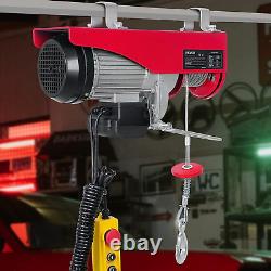 440LBS Electric Winch, Steel Electric Lift, 110V Electric Hoist With14Ft Remote