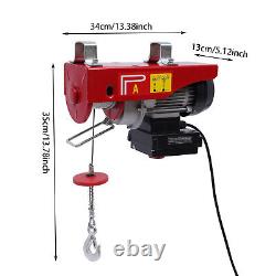 440lbs Electric Hoist Electric Winch Crane with Wireless Remote Control New
