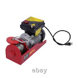 440lbs Electric Hoist Electric Winch Crane with Wireless Remote Control New