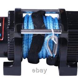 4500LBS Electric Winch Synthetic Rope Towing 12V Off-road For 1981-2018 Jeep