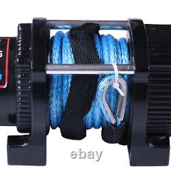4500LBS Electric Winch Synthetic Rope Towing 12V Off-road For 81-18 Jeep