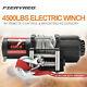 4500lbs Steel Cable Electric Winch Recovery For Atv Ute Offroad Withremote Control
