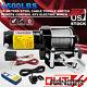 4500lb Atv Winch Ute 12v Electric Remote Waterproof Boat Steel Cable Kit Offroad