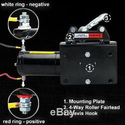 4500LB ATV Winch UTE 12V Electric Remote Waterproof Boat Steel Cable Kit offroad