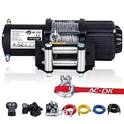 4500 Lb Winch Electric Steel Cable Atv Winch Kit 12v Winch For Towing Atv/utv