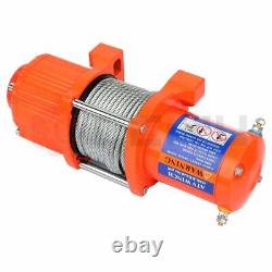 4500lbs 12V Electric Winch for Truck Trailer Pickup SUV Wireless Remote New