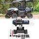 4500lbs Electric Winch Mounts Wire Hook Remote Combo Kit For Honda Pioneer 700