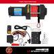 4wd Offroad Electric Winch Recovery Synthetic Rope 3500lbs 10m & Remote