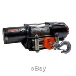 4,500 lbs. Capacity 12-Volt Electric Winch with 52 ft. Steel Cable Expert Packag
