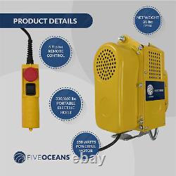 660 LB. Electric Wire Rope Hoist Five Oceans FO-4336