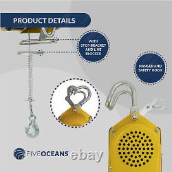 660 LB. Electric Wire Rope Hoist Five Oceans FO-4336
