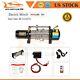 8000lbs 12v Electric Winch Recovery Winch Towing Track Steel Cable 4wd Atv Utv