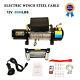 8000lbs Electric Winch Steel Fits Truck Trailer Pickup Suv Wireless Remote 12v