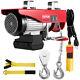 880lbs Electric Wire Cable Hoist Winch Crane Lift With 6.6ft Remote Control