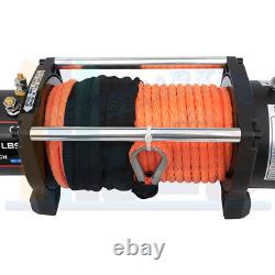 9500LBS Off-road Electric Towing Winch Synthetic Rope fits jeep Wrangler