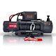 9500 Lb Winch. 12v Towing Winch Kit With Synthetic Rope, Waterproof Electric Winch