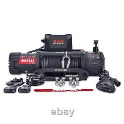 9500 lb Winch. 12V Towing Winch Kit with Synthetic Rope, Waterproof Electric Winch