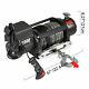 A17500lbs Electric Winch Waterproof Truck Trailer 85ft Synthetic Rope Off-road