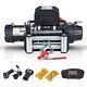 Ac-dk 12500lbs Electric Winch Water Proof Ip67 Including Overload Protection