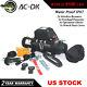 Ac-dk 12v Black Ip67 Electric Winch 9500 Lb With Synthetic Rope And Winch Cover