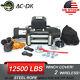 Ac-dk 12v Electric Winch 12500lb Waterproof Ip67 With Steel Rope And Winch Cover