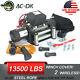 Ac-dk 12v Electric Winch 13500lb Waterproof Ip67 With Steel Rope And Winch Cover