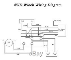 AC-DK 12V Orange Electric Winch 12500lb Waterproof IP67 With Steel Wire Rope