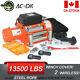 Ac-dk 12v Orange Electric Winch 13500lb Waterproof Ip67 With Steel Wire Rope