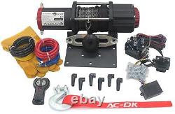 AC-DK 12V Winch IP67 Waterproof Winch with Wireless Remote Control (5500 lbs)