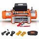 Ac-dk 13500 Lbs Electric Winch 12v Dc Water Proof With Overload Protection Winch