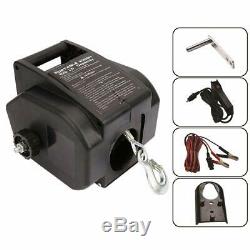 ALAVENTE Electric Trailer Winch Portable 12V DC 2000 lbs Electric Winch for B