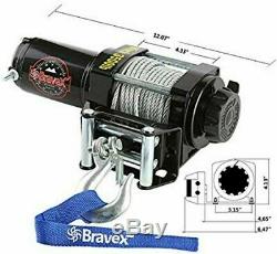 Bravex 3500LBS ATV UTV Electric Winch A-CH3500 SERIES WINCH
