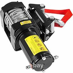 CXRCY 12V 4000 lbs Electric Winch Kits with 3/164.7mm Diameter x 32.8'10m Le