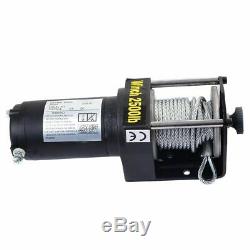 Classic 2500 lbs 12V Electric Recovery Winch