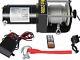Dcflat 12v 2500lbs Wire Rope Electric Winch For Towing Atv/utv/boat Off Road